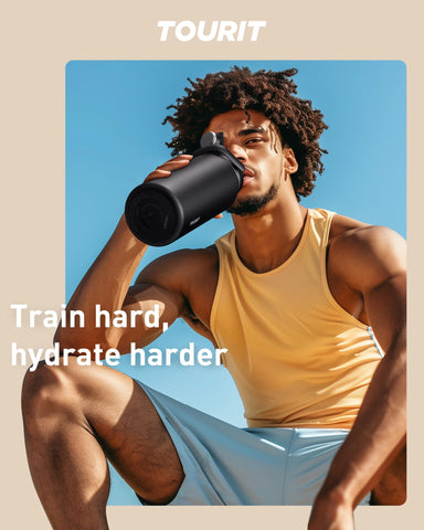 TOURIT Obsidian BPA-free bottle supports healthy hydration on the move