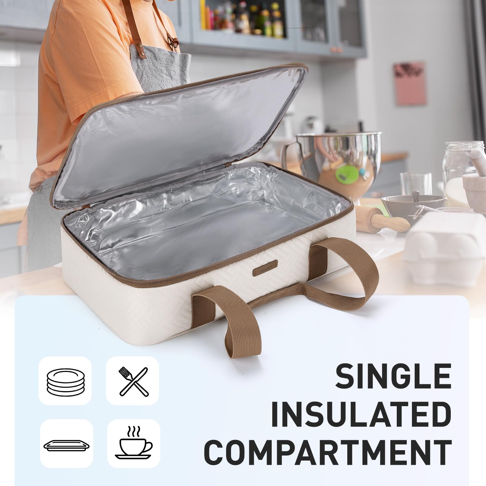 Tourit padded handles provide comfortable transport during busy events
