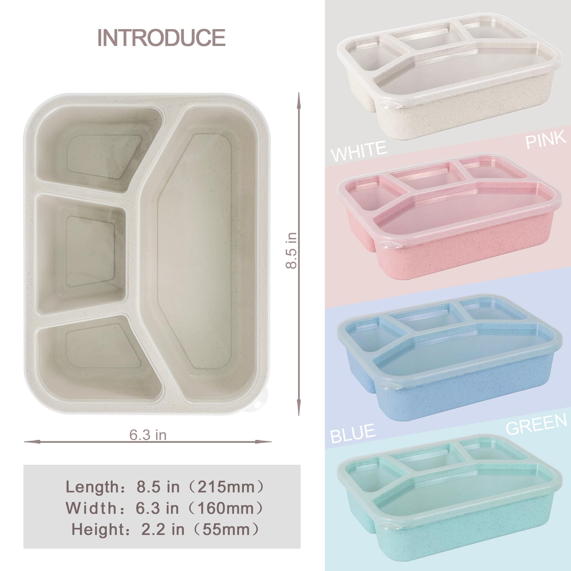 TOUWMX Bento Box pink compartment, ideal for kid-friendly lunches.