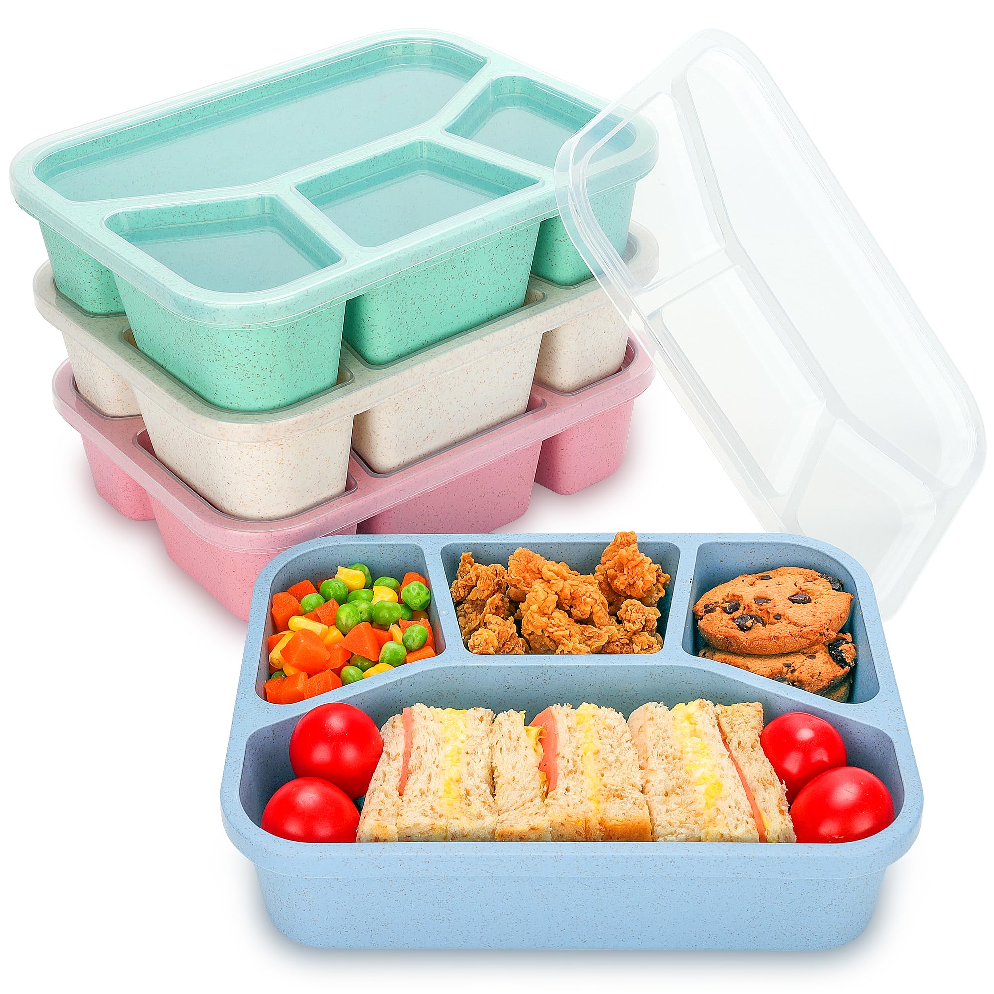 TOUWMX Lunchable four-compartment container pack for daily meals.