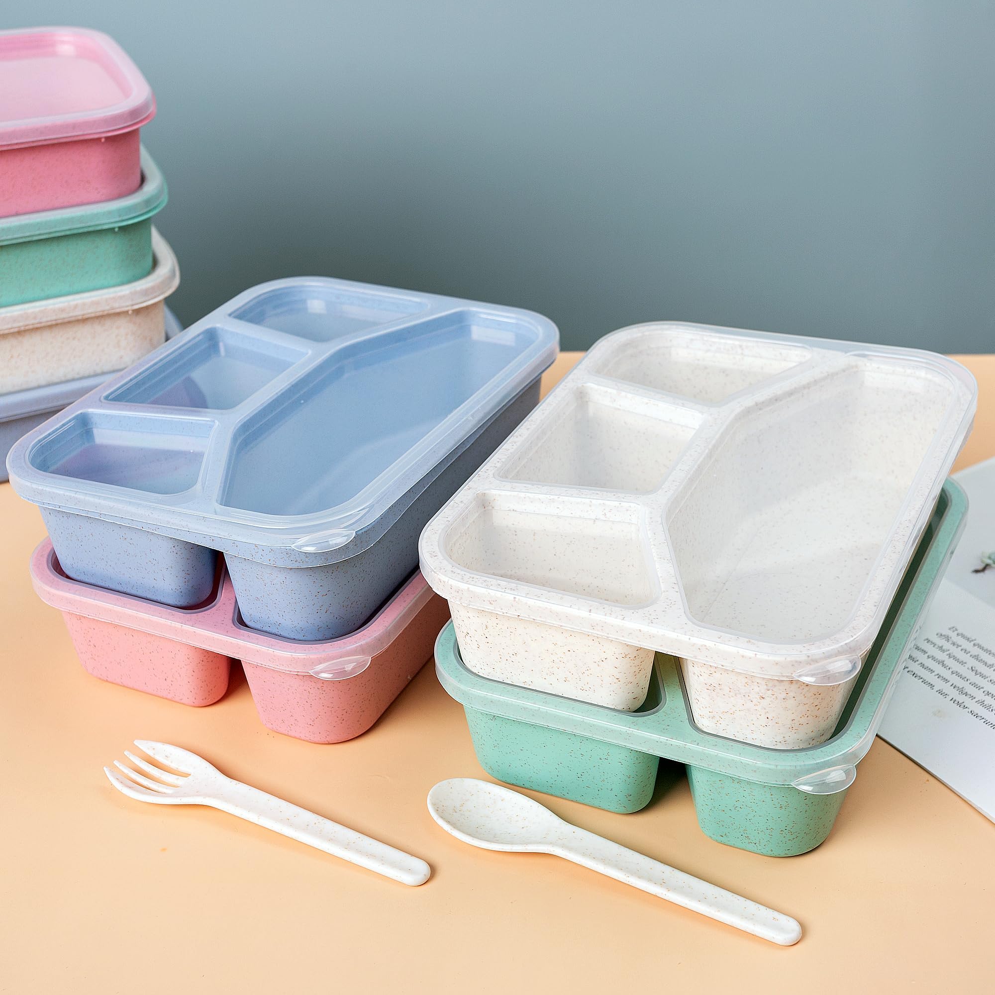 TOUWMX Stackable lunch box lid, keeps lids secure during transport.