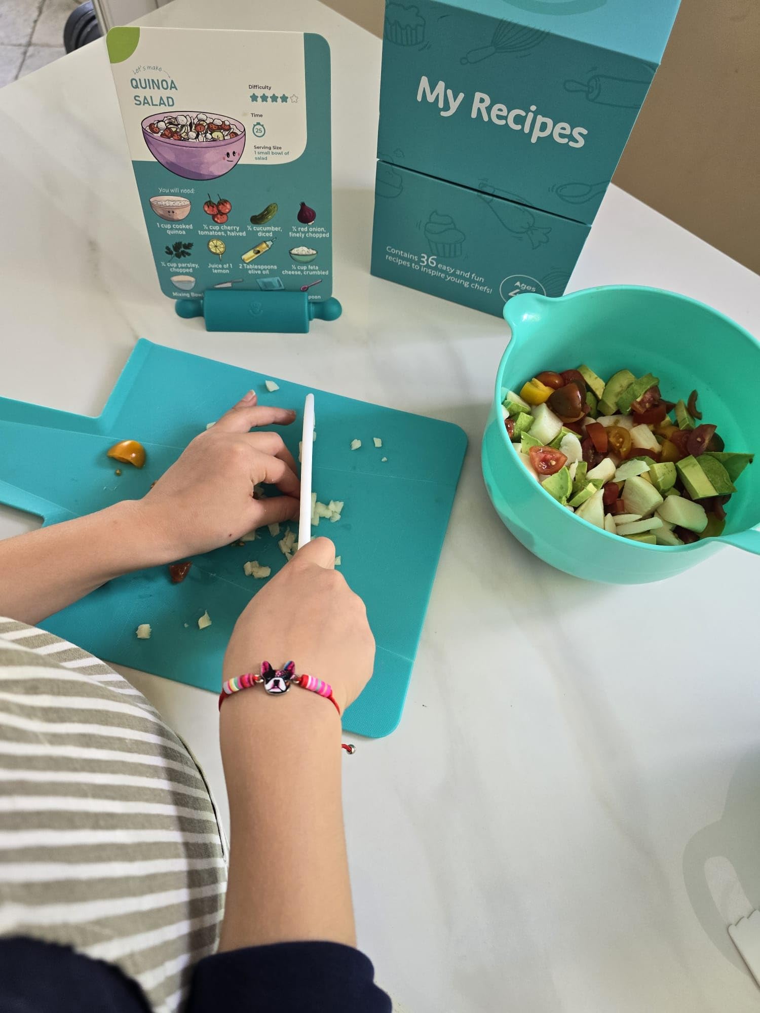 TOVLA JR kid-safe design promotes a secure, enjoyable cooking experience.