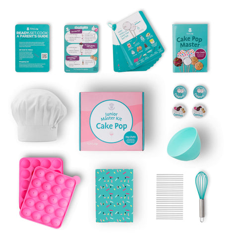 Tovla Jr. visual recipe cards: clear steps for creative cake pops