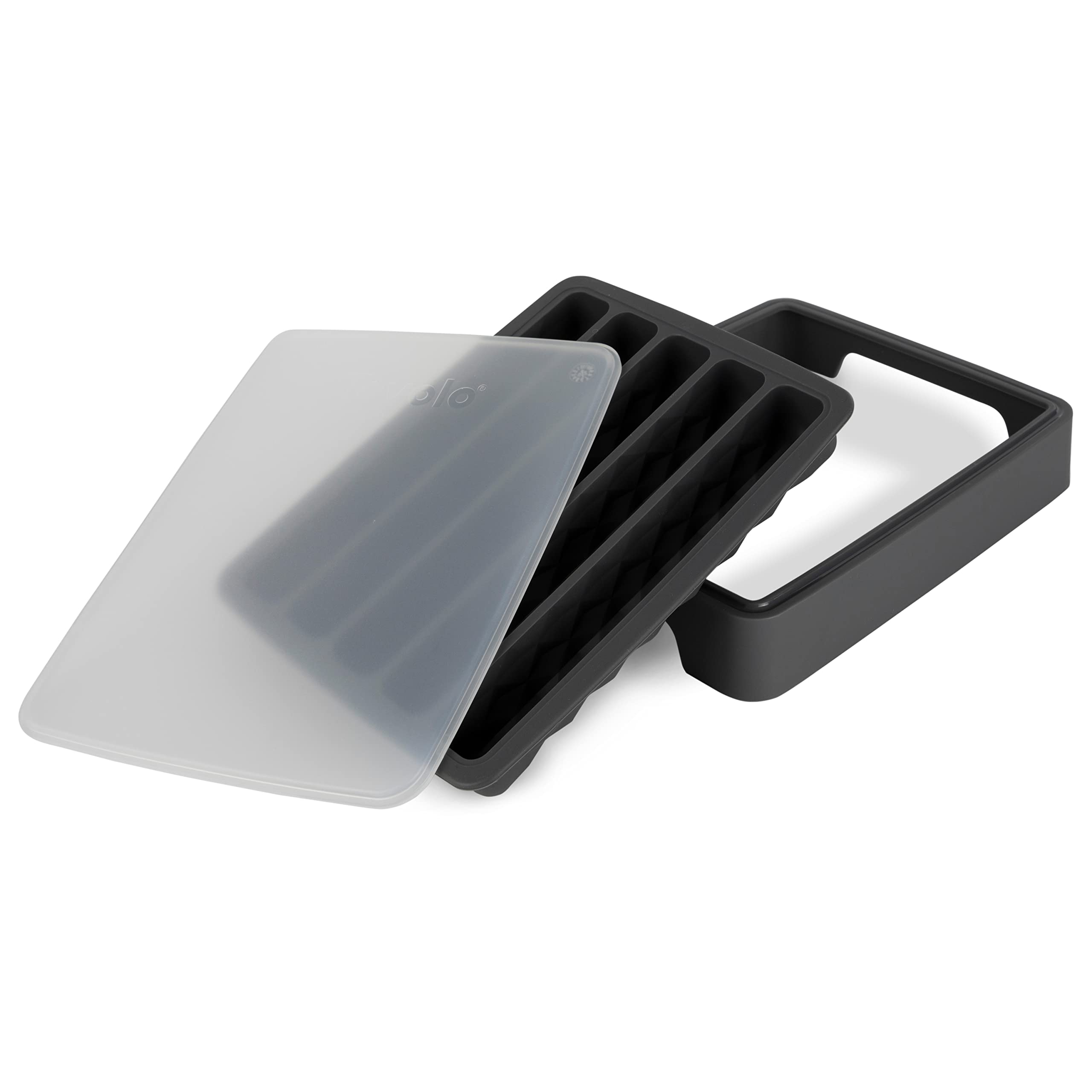 Tovolo BPA-free ice tray preserves ice flavor and safety.