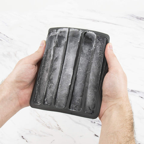 Tovolo tight-fitting lid with seal supports stacking and odor control.