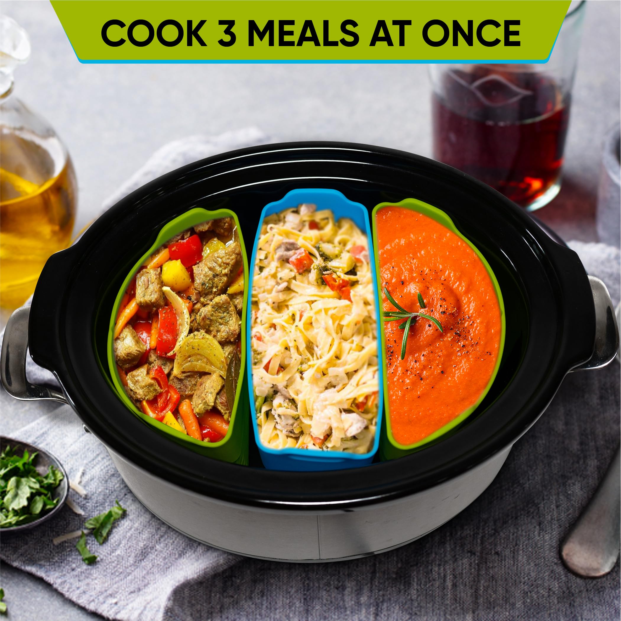TOVU Makings silicone liner is non-stick and heat resistant for quick release and cleanup.