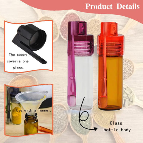 Tovyzalg clear glass allows easy visibility of contents.