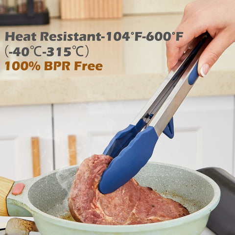 Towingo mini serving tong provides secure grip for salads and toppings