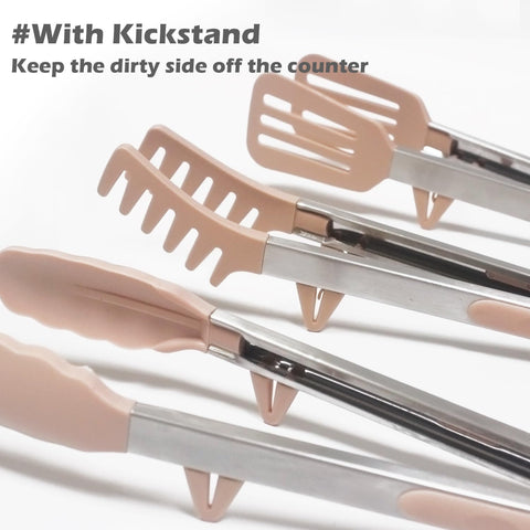 Towingo classic 9-inch tong for grilling and tossing salads safely.