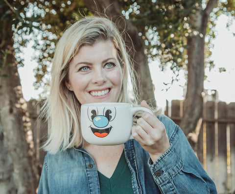 Toynk Cuphead Mugman Inkwell Isle art mug captures nostalgic game-world vibes