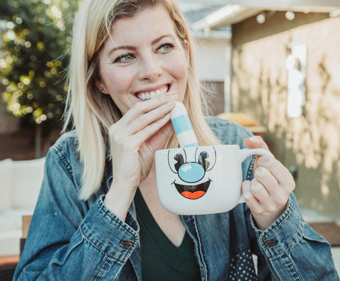 Toynk Cuphead Mugman tea or cocoa mug ideal for kids and adults
