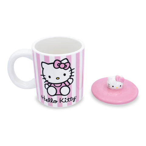 Toynk ceramic coffee mug delivers everyday cute with sturdy lid.