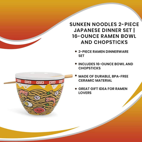 Toynk Sunken Noodles ramen set makes a charming gift for food lovers.