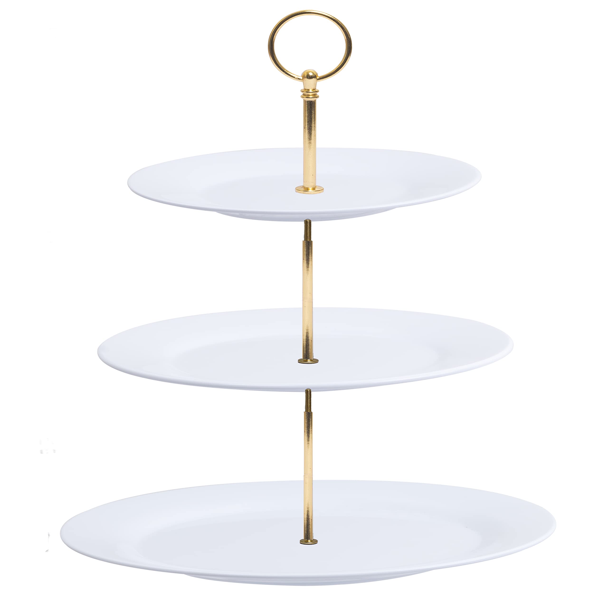 TP 3-Tier melamine cake stand base shows sturdy construction for reliable serving.