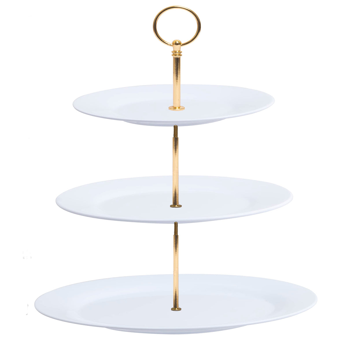 TP 3-Tier melamine cake stand base shows sturdy construction for reliable serving.