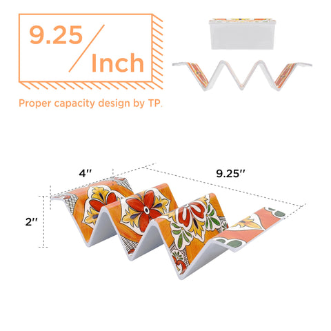 TP Taco Holder Stands hold up to three tacos for tidy serving.