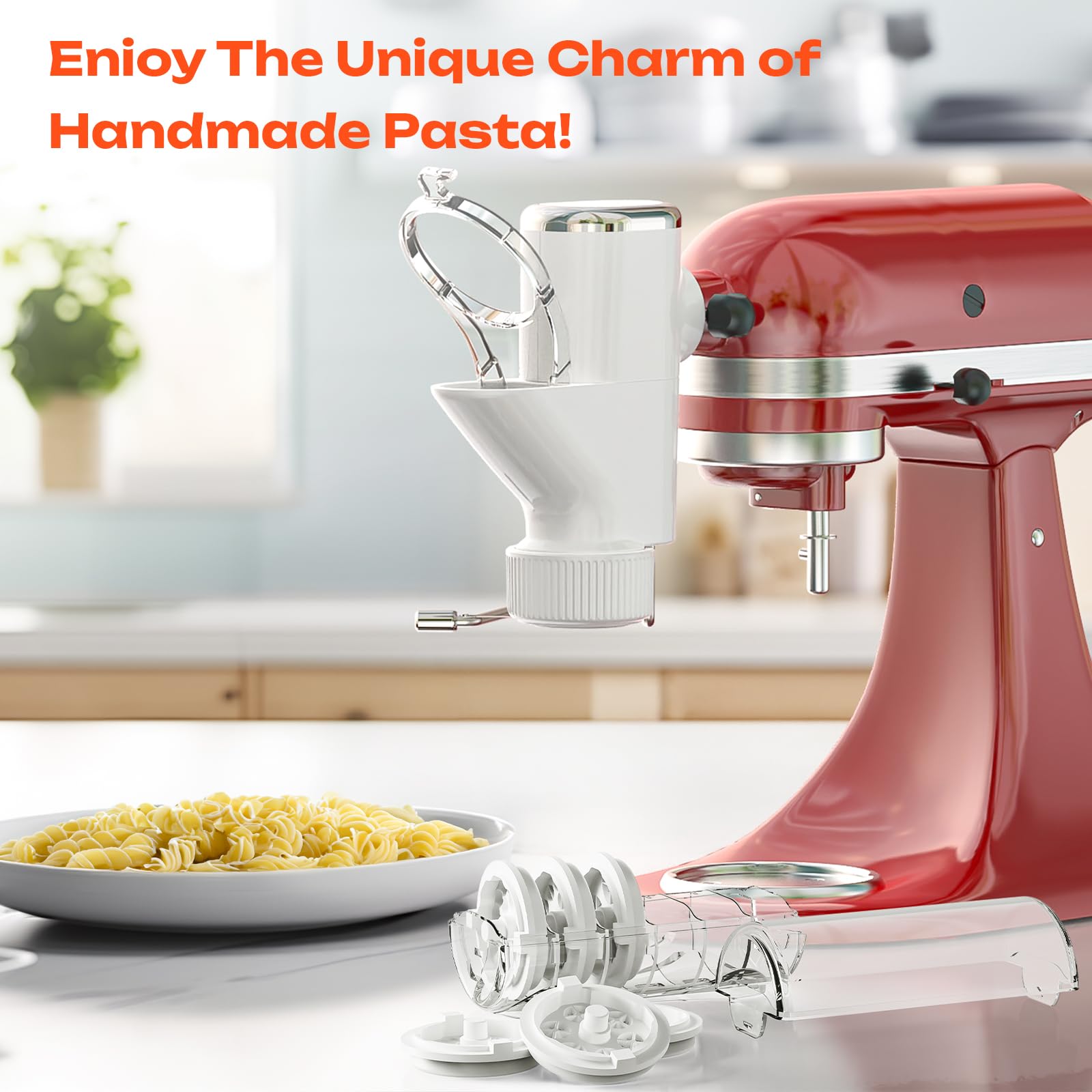 TPGSING Gourmet Pasta Press storage case keeps molds neatly organized.