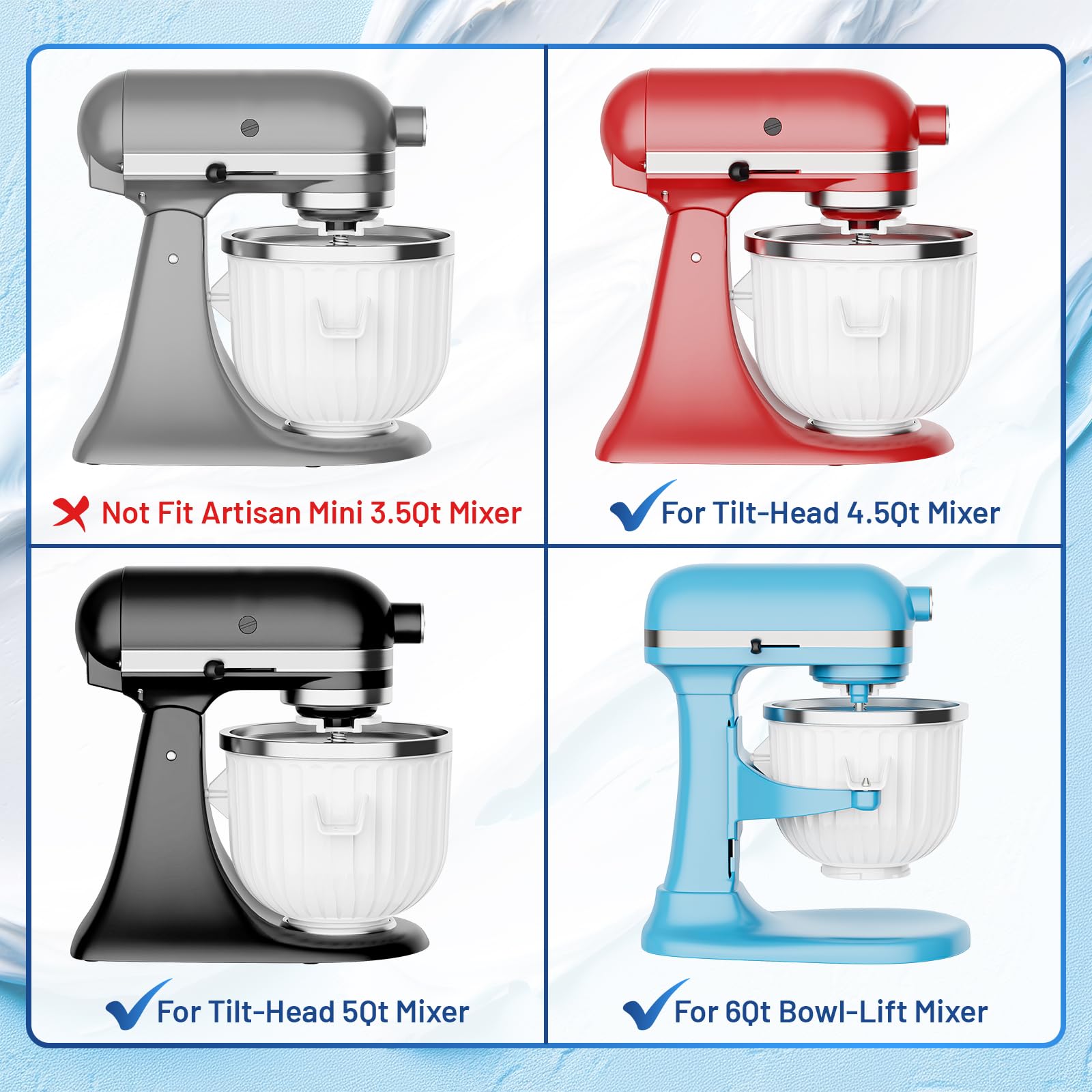 TPGSING 2-quart capacity supports large batches for family gatherings.