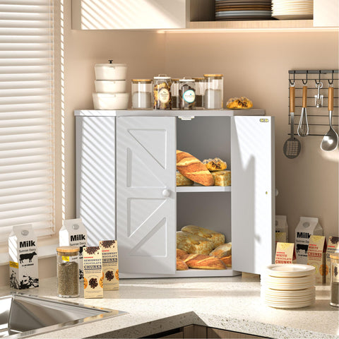 TQQDCI kitchen countertop organizer for bread and snacks