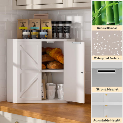 TQQDCI two-layer bread box interior layout for bread and pastries