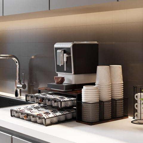 TQVAI dimensions show fitting in compact spaces on kitchen counters.