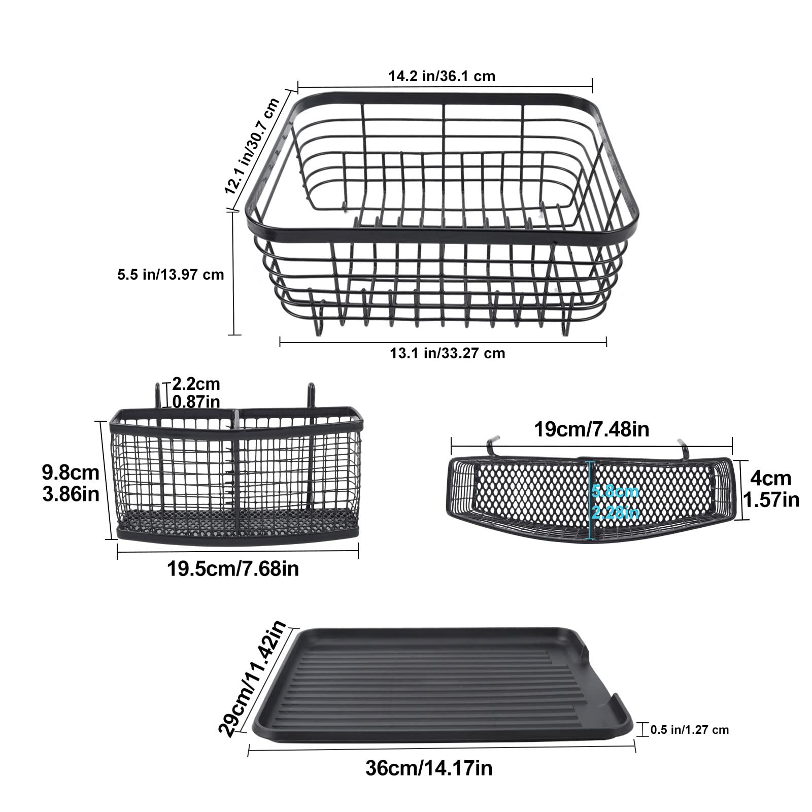 TQVAI full-mesh silverware holder prevents slips and holds utensils securely.