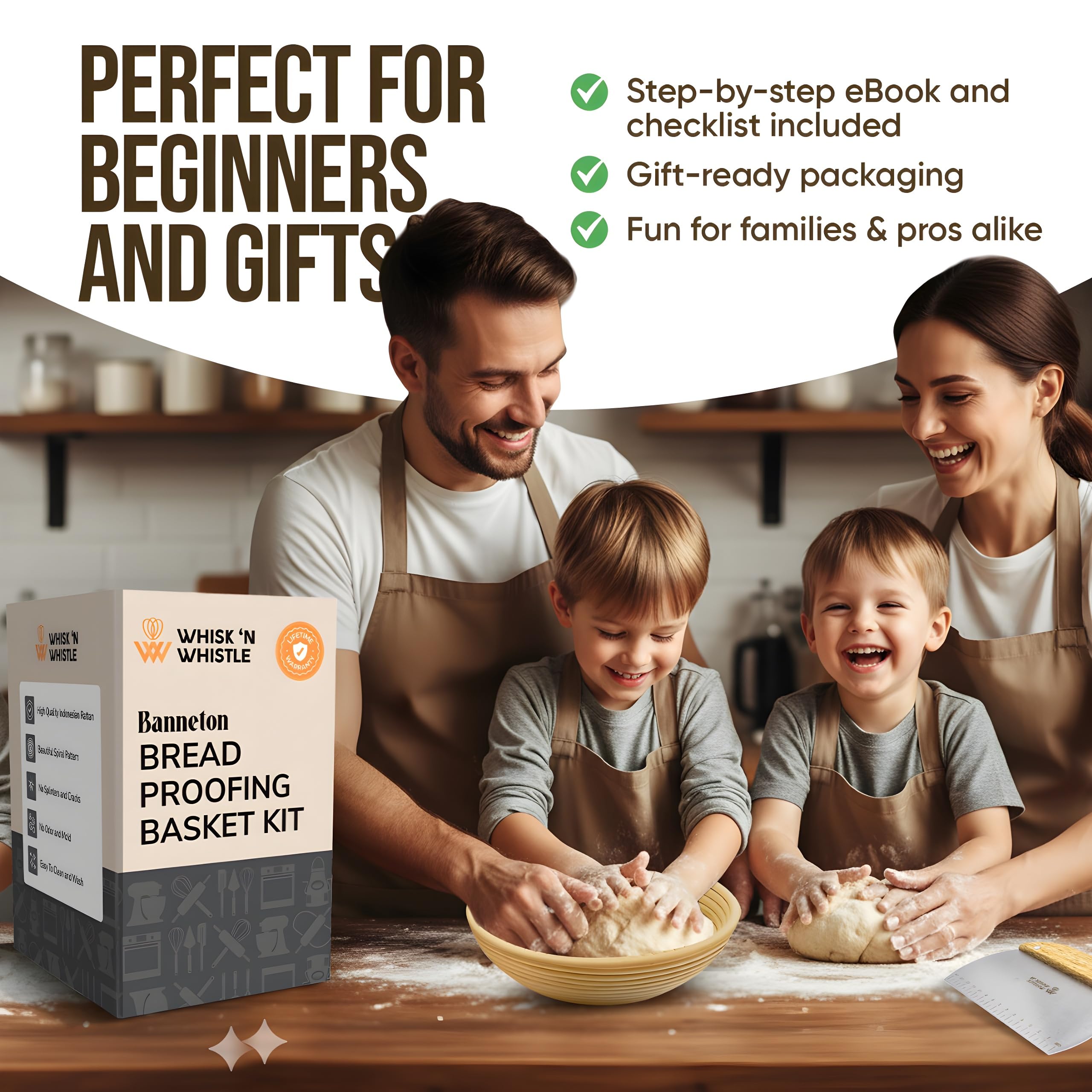 Trailblaze flour duster for even coating on work surface