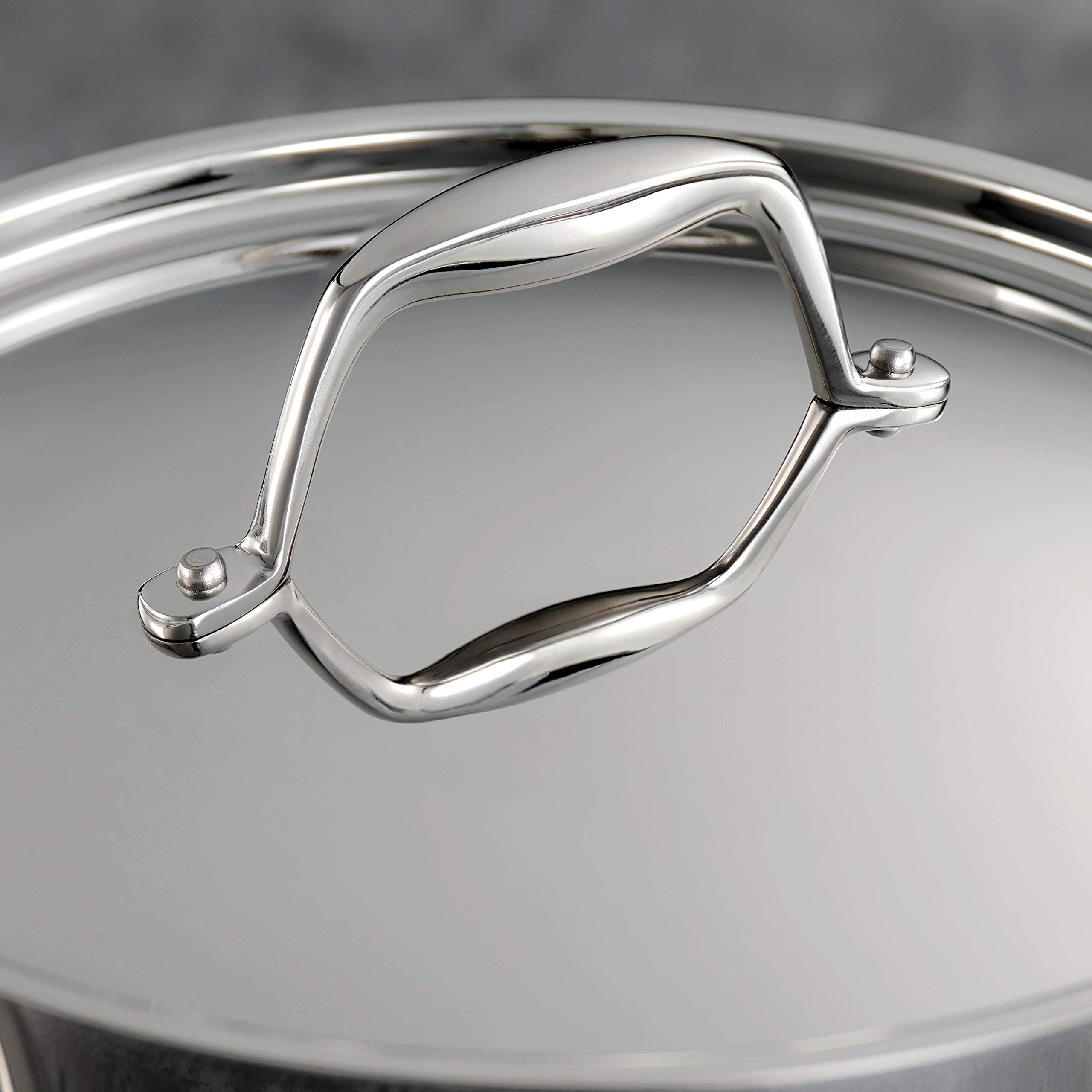 Tramontina Signature pan safely tolerates oven heat up to 500°F