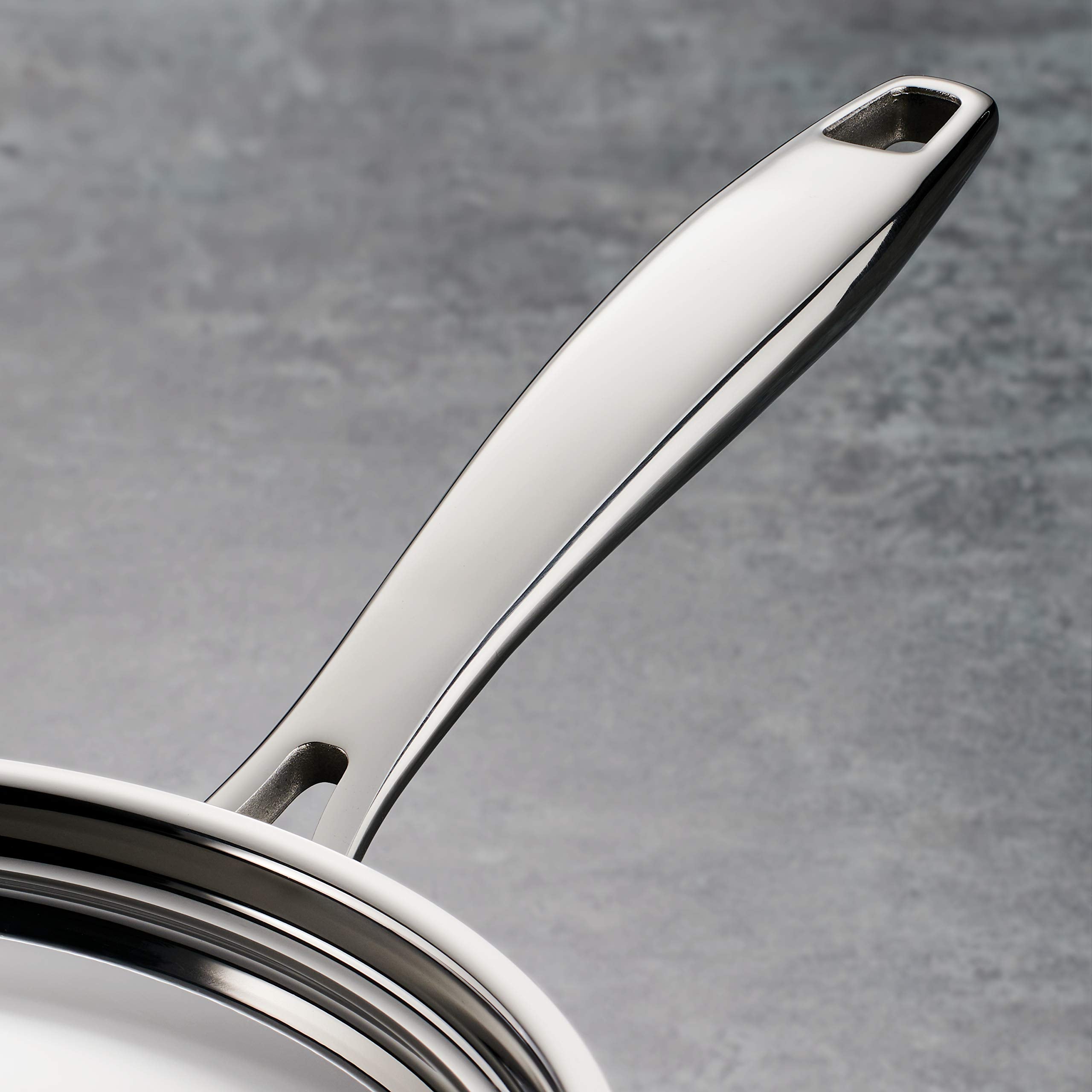 Tramontina Signature induction-ready pan on stove for versatile heat