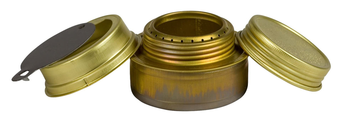 Trangia Spirit Burner with simmer ring for precise flame control outdoors