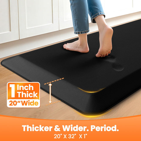 TranquilMoments kitchen mat non-slip backing for secure footing