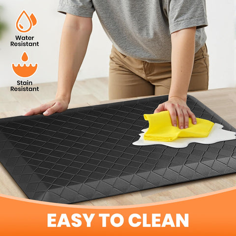 TranquilMoments LVP-friendly mat complements vinyl floors while reducing fatigue.