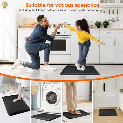 TranquilMoments stain-resistant mat stays clean through daily use.