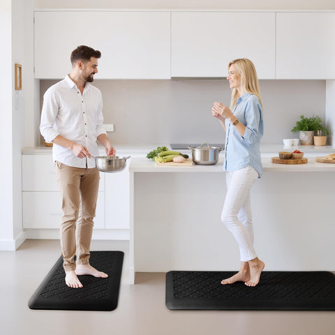 TranquilRelax mat in a neutral kitchen decor fit for any space