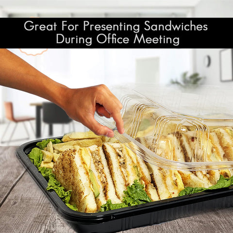 TRAYA BPA-free food-grade plastic trays for safe, durable service.