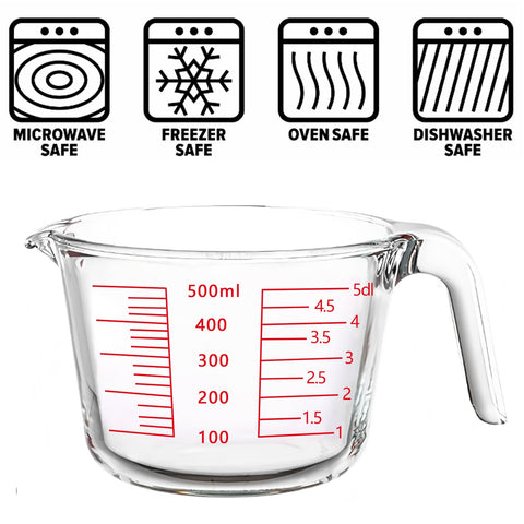 TRBIDRBO microwave-safe glass cup suitable for reheating small portions
