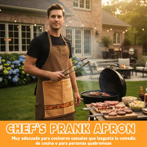 Treayes HERTON apron uses durable, easy-clean waterproof polyester.