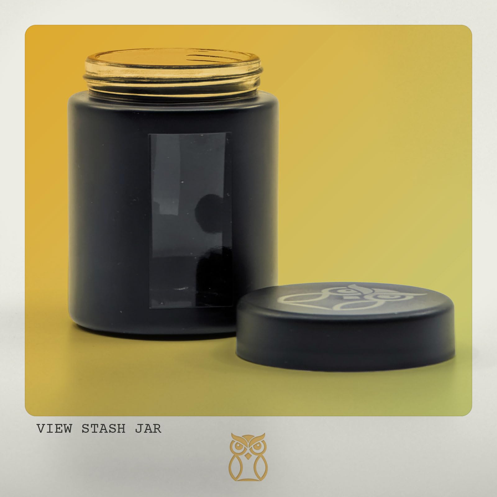 Treehouse Stash Jar airtight seal closeup shows moisture and odor protection.