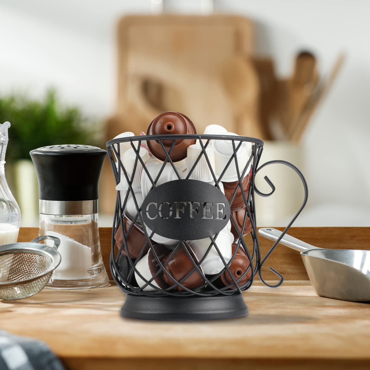 TreeLen K Cup Holder pods inside neatly organized.