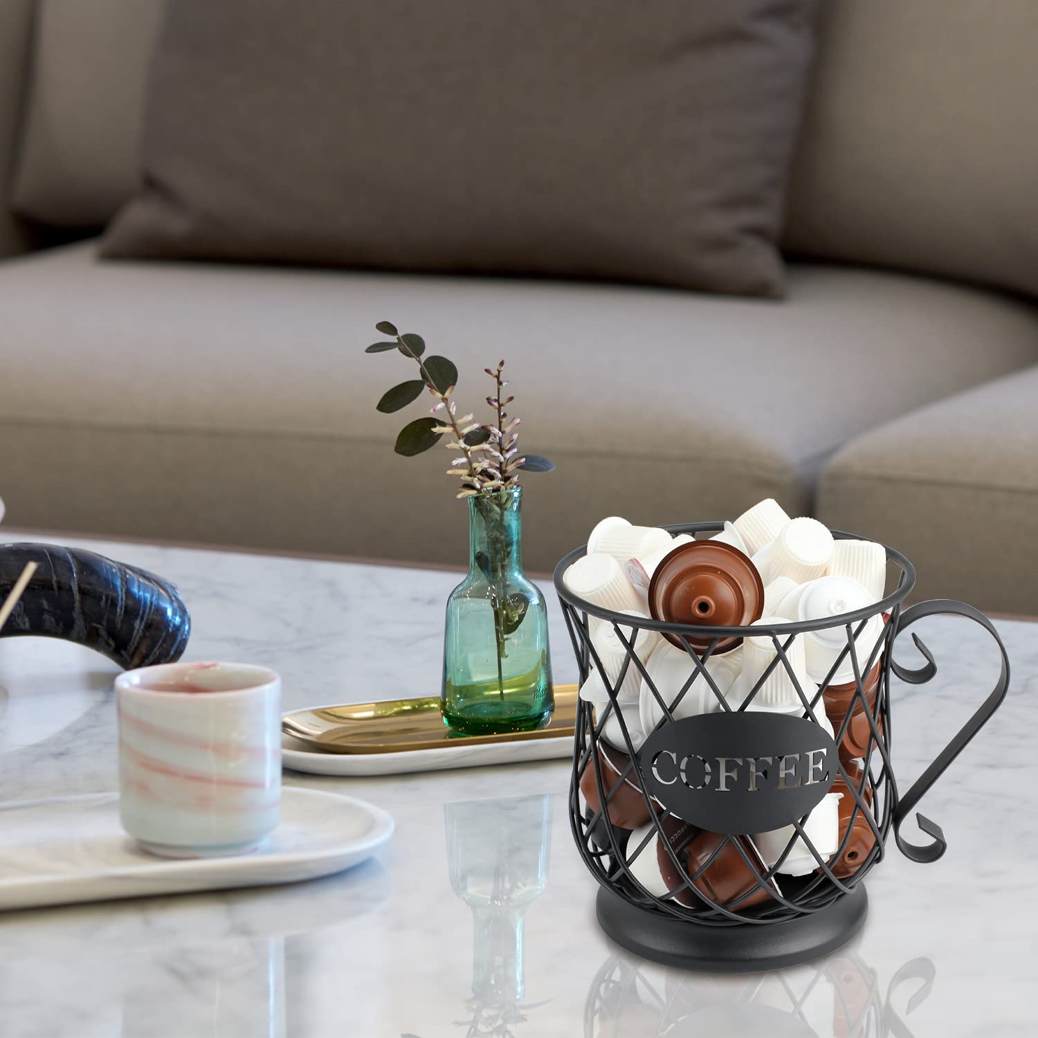 TreeLen K Cup Holder matte black finish resists moisture.