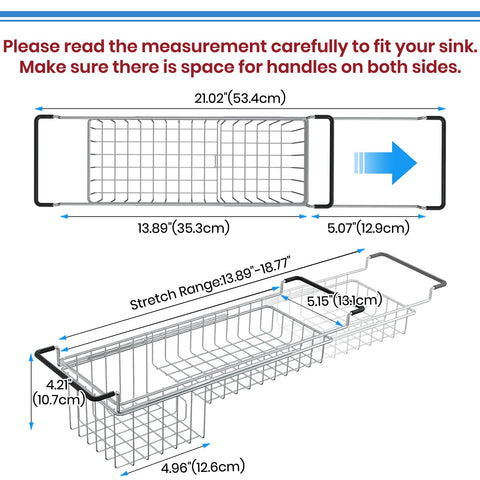 TreeLen Sink Caddy drying rack promotes fast drainage and air flow