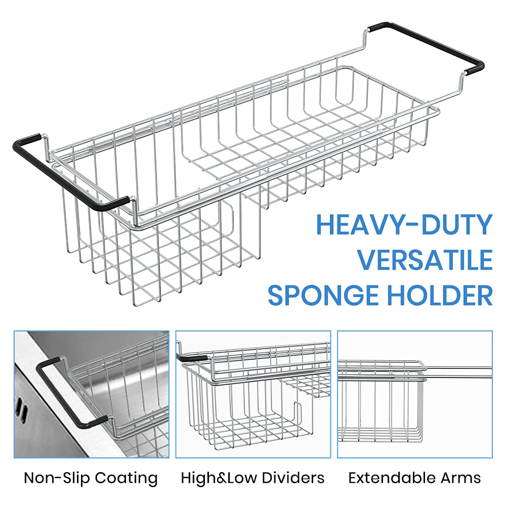 TreeLen Sink Caddy extender expands to fit different sink widths