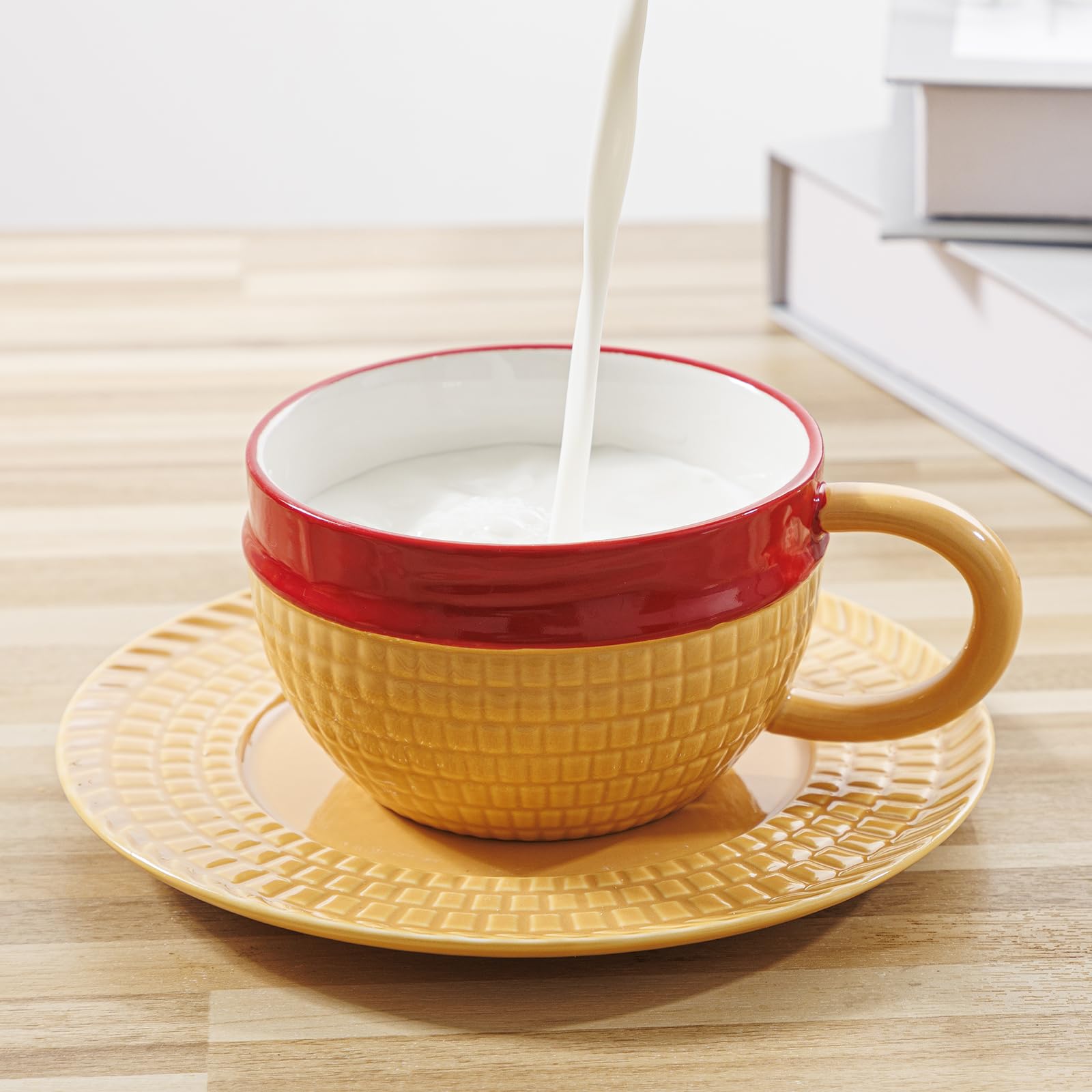 Tregoer anime design mug doubles as a decorative desk accent.
