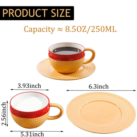Tregoer ceramic mug with thick walls emphasizes durability and premium feel.