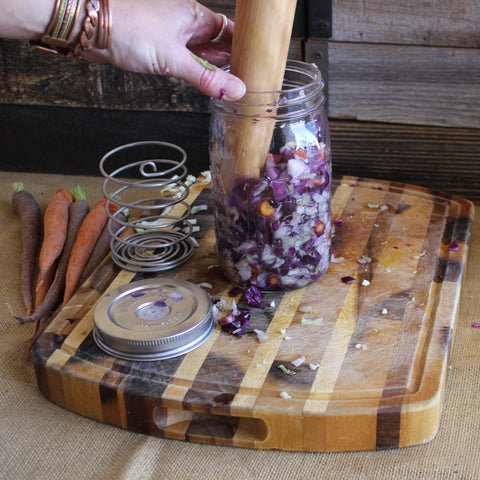 Trellis + Co. compact fermentation set ideal for shelves.