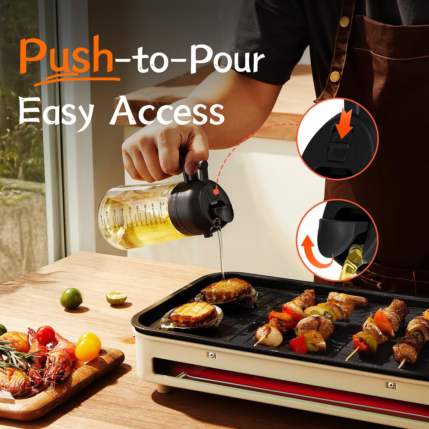 TrendPlain oil intake control to help portion oil.