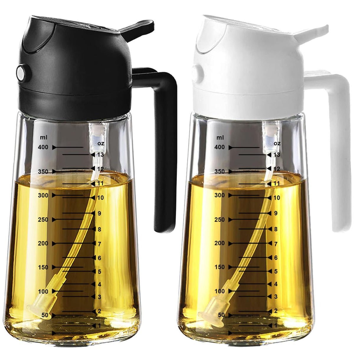 TrendPlain olive oil sprayer 16oz with fine mist for even coating.
