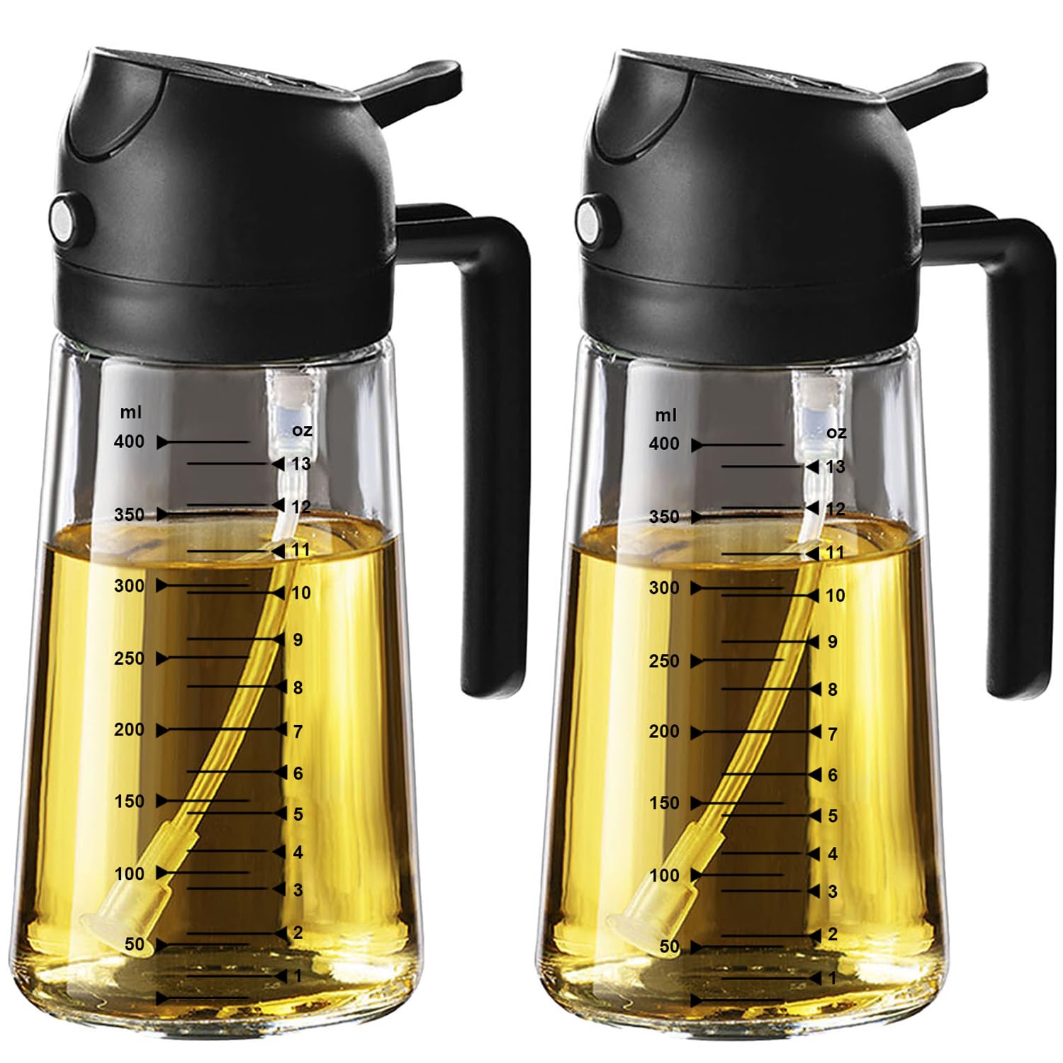 TrendPlain olive oil sprayer mist for even coating on vegetables.