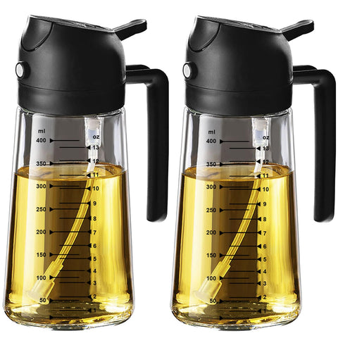 TrendPlain olive oil sprayer mist for even coating on vegetables.