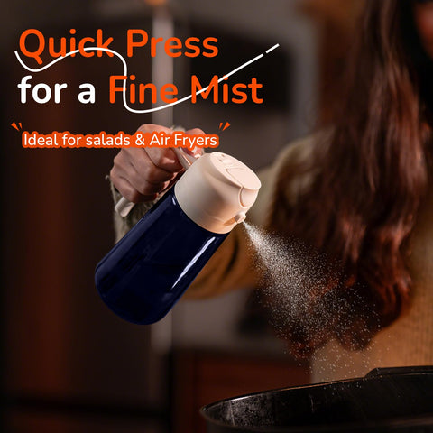TrendPlain spray nozzle demonstrates fine mist and steady stream for recipes.